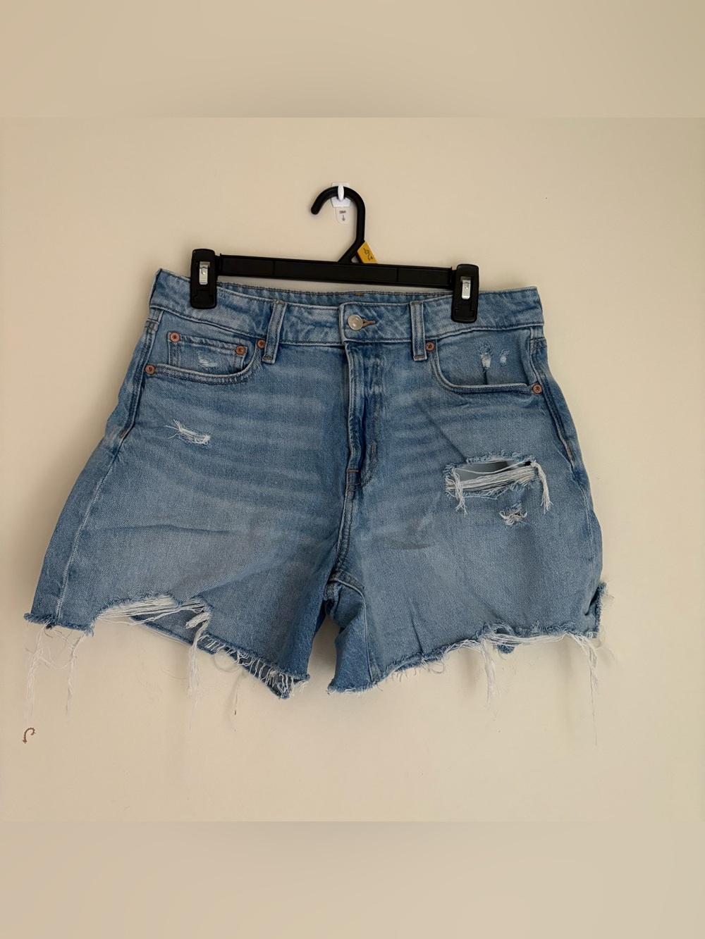 American Eagle size 8 Highest rise baggy jean shorts